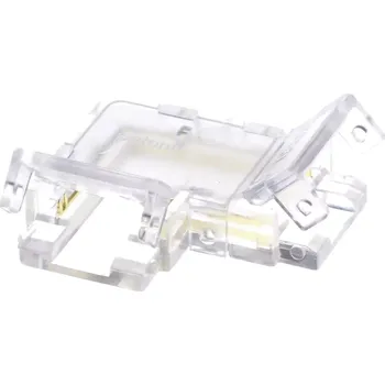 LED páska Nacvakávací L konektor pro COB LED pásek 8 mm