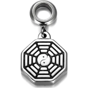 Přívěsek B-TOP Přívěsek na náramek "YIN YANG" - nerez ocel