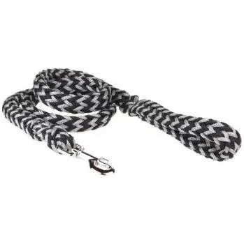 Vodítko pro psa animALL Vodítko pletené šedé 20 mm x 140 cm