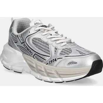 Pánská obuv Sneakers boty Iceberg ICB-ONE stříbrná barva, IU17060O SLV, EUR 43