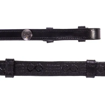 PresTeq Otěže PresTeq, se zarážkami 8 cm, různé délky, černé FULL