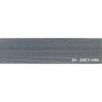 Olej na dřevo HARD FURNITURE OIL - tónovaný tvrdý olej na nábytek - 04 Grey Oak - Šedý dub - 5 l , 10 Gloss - matný