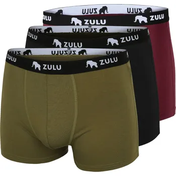 Boxerky Pánské boxerky Zulu Bambus 210 4in 3-pack Velikost: XL / Barva: mix4