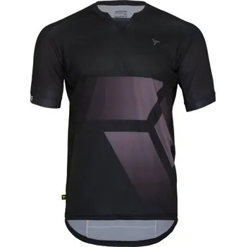cyklistický dres pánský mtb dres SILVINI Gallo - 0810 black grey, 3XL