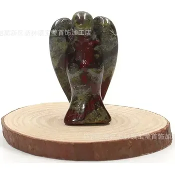 Anděl strážný přírodní kámen | domácí dekorace 1 ks - Přírodní andezit