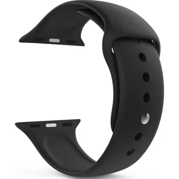 4wrist Silikonový řemínek pro Apple Watch - Černý 42/44/45/49 mm - S/M + 2 měsíce na vrácení zboží