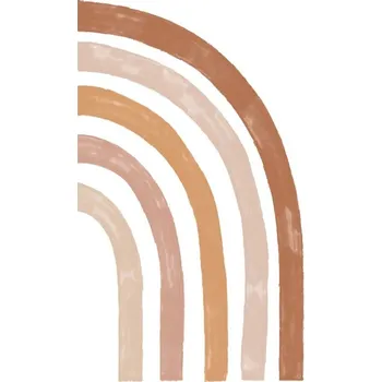 Samolepící dekorace Boho duhová samolepka na zeď | nálepka na stěnu, vinylová dekorace - SL6218A , Rozměr 56 x 100 cm