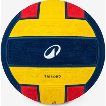 Fotbalový míč DECATHLON Míč na vodní pólo WP900 velikost 5 ČERVENÁ