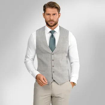 Pánská vesta Pánská vesta BANDI, model TAILORED INCERATI Sabbia