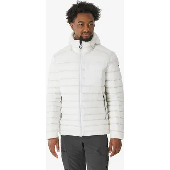 Pánská vesta FORCLAZ Pánská turistická péřová bunda MT 500 M KAŠTANOVÁ