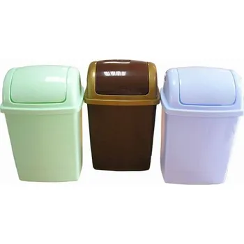 Odpadkový koš Koš odpadkový 12l hranatý UH výklopný