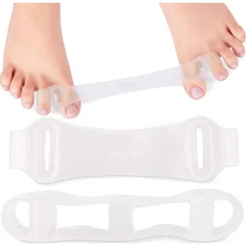 Gelový expandér na haluxy/deformaci kloubu plochá na cvičení, 1 pár