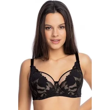 Podprsenka Polovyztužená podprsenka Gaia 1134 Keto Černá 80C