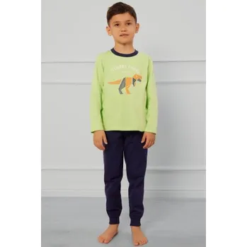 Chlapecké pyžamo Chlapecké pyžamo Italian Fashion Rex - bavlna Zeleno-tmavěmodrá 6 let