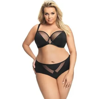 Podprsenka Nevyztužená podprsenka Gorsenia K564 Vicky Černá 70G