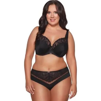 Kalhotky Kalhotky Ava Lingerie 2104 Yasemin Černá 2XL