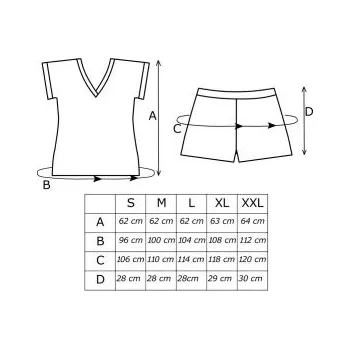 Dámské noční prádlo Dámské pyžamo Donna Rosalia - bavlna Růžová L(40)