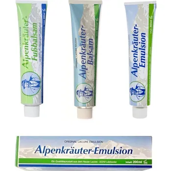 Kosmetika na nohy Alpské masti - emulze, balzám, balzám na nohy 200ml + 200ml + 200ml