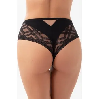 Dámské oblečení Kalhotky Gorsenia K899 Estelle - brazilky Černá S