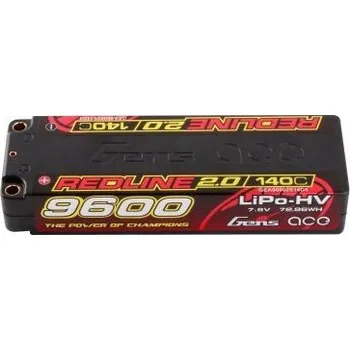 RC náhradní díl GENS ACE GensAce Redline 2.0 2S HV 7.6V-140C-9600 139x47x25mm 324g - expresní doprava