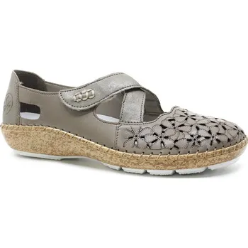 Dámské baleríny RIEKER 44856-64 beige, dámské baleriny vel.38