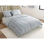 Povlečení z Renforcé bavlny VLNKY modré Rozměr povlečení: 70 x 90 cm | 140 x 220 cm 220165098