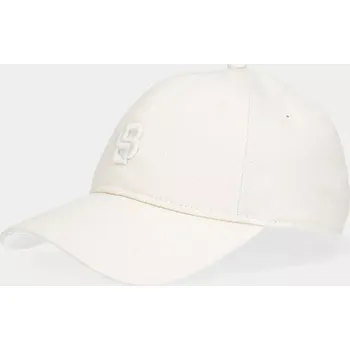 Čepice Bavlněná baseballová čepice BOSS Ari-B-ICON bílá barva, s aplikací, 50533348 01X, vel. ONE SIZE