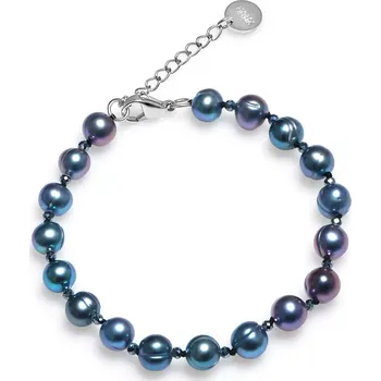 Náramek Lillian Vassago Perlový náramek zdobený gravírovanými korálky LLVY-SB009B