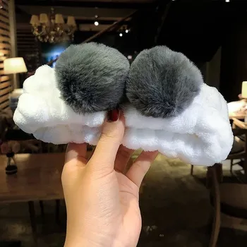 Čelenka Roztomilá plyšová čelenka na vlasy pro dívky | čelenka, doplněk do vlasů - 20