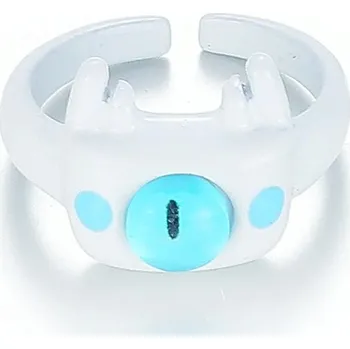 Prsten Vtipný prsten se zvířecím motivem a očima | dámský prsten, kočičí šperk - HS1263-7