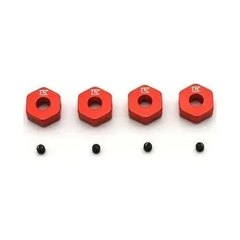 RC náhradní díl Wheel Hub Set HD Kyosho KB10 Series (4) Alu - expresní doprava