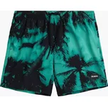 Pánské vzorované plavecké šortky Atlantic KMB-227 M-2XL Velikost: M, Barva: zeleno-černá