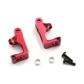 RC náhradní díl Aluminium Front Hub Carrier Set Kyosho Mini-Z Buggy (2) Red - expresní doprava