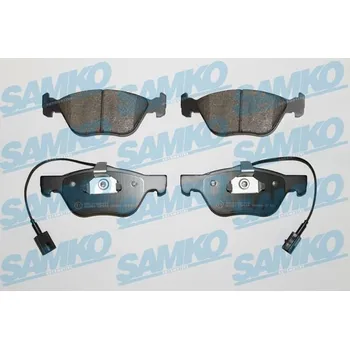 Brzdová destička Sada brzdových destiček, kotoučová brzda SAMKO 5SP614