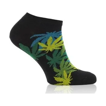 Pánské ponožky Pánské ponožky Italian Fashion S168S Chill Černo-zelená 44-47