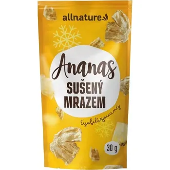 Sušené ovoce 01/2026 Allnature Ananas sušený mrazem kousky 30 g SLEVA