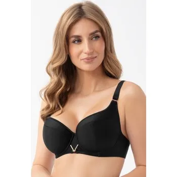 Dámské plavky Vyztužený horní díl plavek Gorsenia G-013 Černá 90H