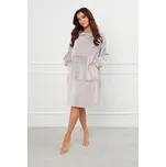 Hřejivá oversize mikina Italian Fashion Forio - Unisex Šedá One size