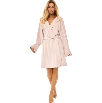 Dámský župan Dámský župan LaL Luna - s kapucí Světle béžová XL