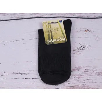 Pánské ponožky Ponožky NOVIA 1031 bambus ČERNÉ antibakteriální velikosti ponožek: 28-29 ( EUR vel. 42-43)