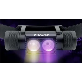 Čelovka Čelovka Flacarp nabíjecí HL3UV - bílá + UV LED