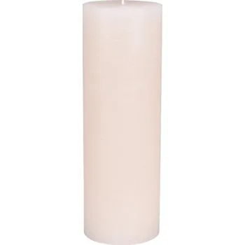 Svíčka Dekorační svíčka rustikální, ø 10 × 30 cm, béžová&nbsp;93778BE