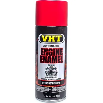 VHT Engine Enamel barva na motory do 288°C, červená, 312g