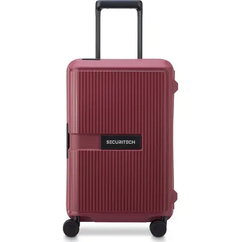 Kabinový kufr Securitech by Delsey Stone 55 cm 400880104 - červený 37 l