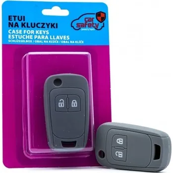 Silikonové pouzdro na klíče Chevrolet Opel Vauxhall šedé EPKC23 CARSAFETY