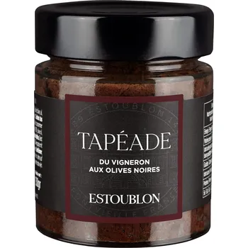 Omáčka Tapenáda z černých oliv 130 g, Estoublon - doprava zdarma od 2999 Kč