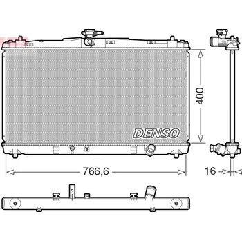 Chladič motoru Chladič, chlazení motoru DENSO DRM50144