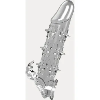 Návlek na penis Průhledný návlek na penis DKK Wolf Warrior s výstupky