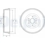 Brzdový buben DELPHI BF623