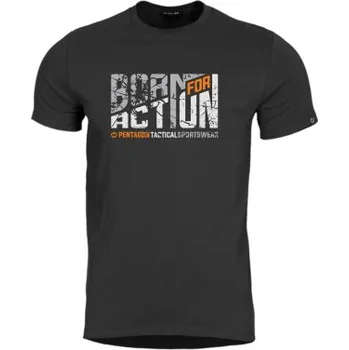 Pánské tričko Triko Ageron Born For Action, Pentagon, černé, 3XL
